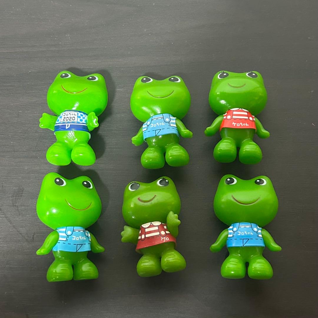 【フィギュア】ケロちゃんコロちゃん4体＋おまけ付き