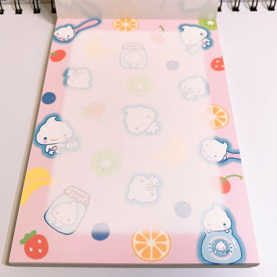 平成レトロ サンエックス ヨーグルくん シール付きメモ帳 - メルカリ