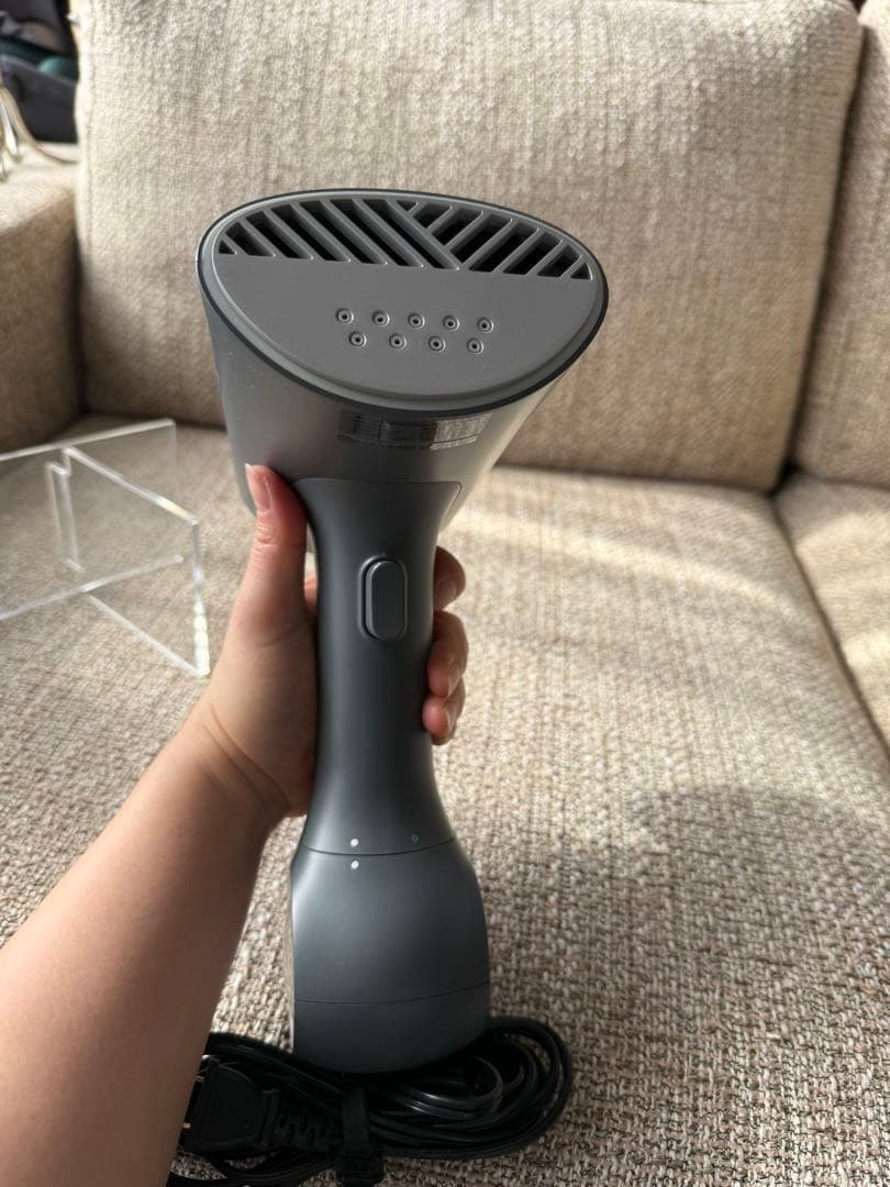 美品】Morus V6 真空吸着式衣類スチーマー グレー - メルカリ