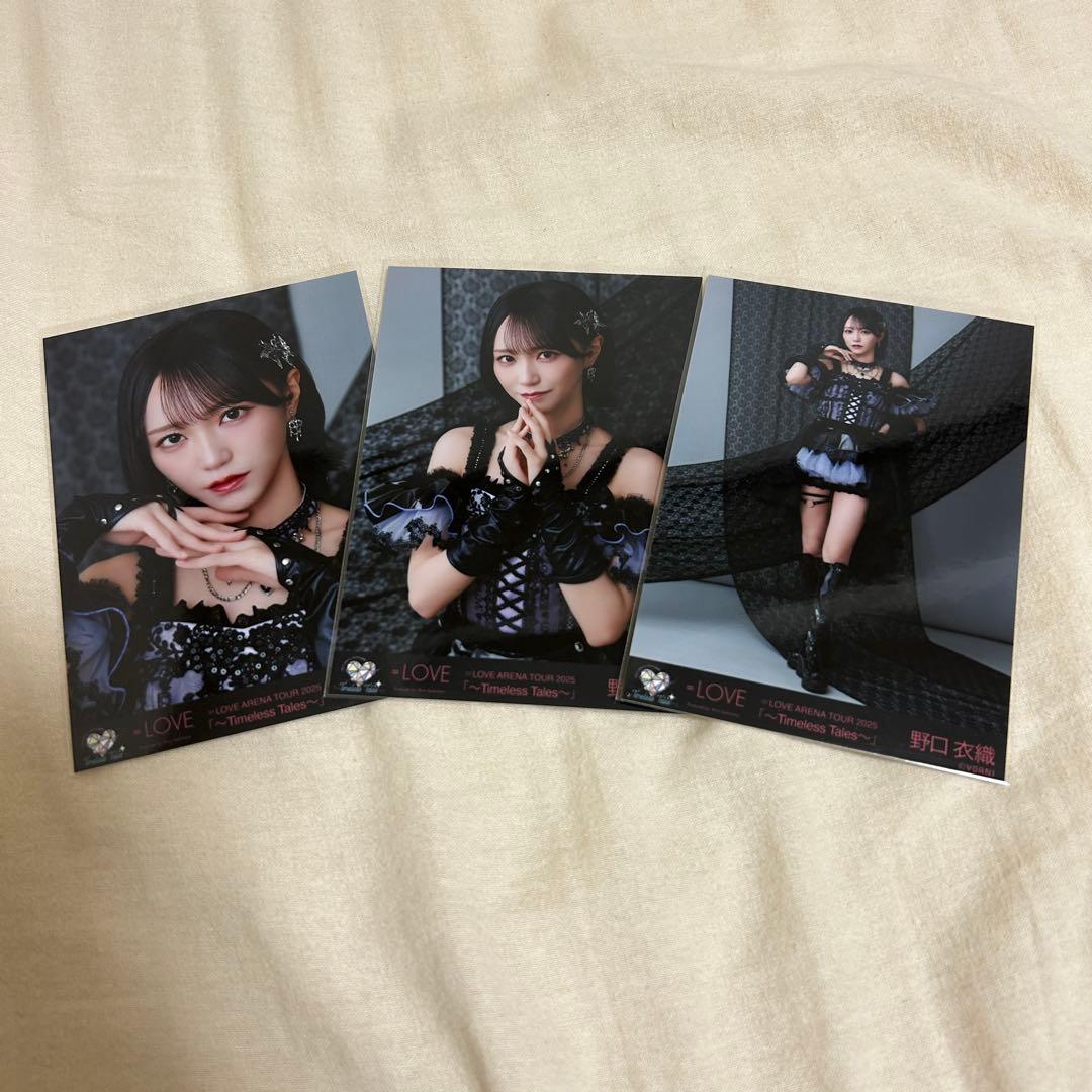 LOVE イコラブ 野口衣織 生写真 コンプ 黒衣装 - メルカリ