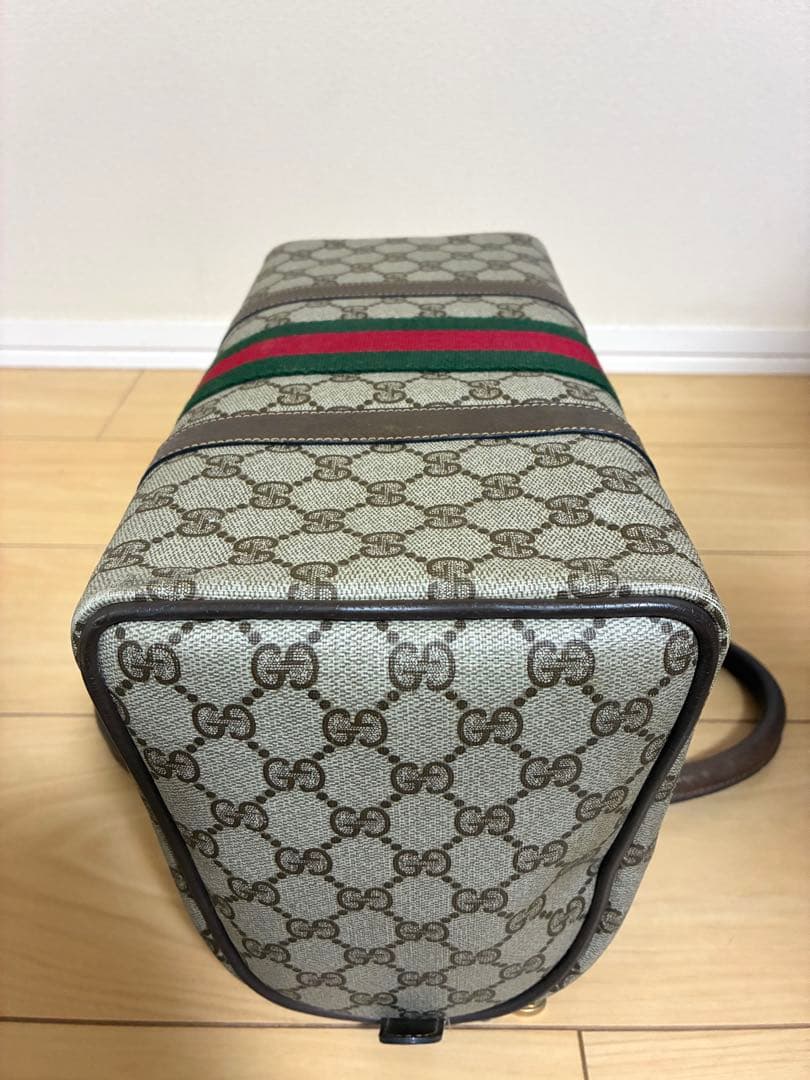 GUCCI ミニボストンバッグ シェリーライン GG柄 PVC 総柄 - メルカリ