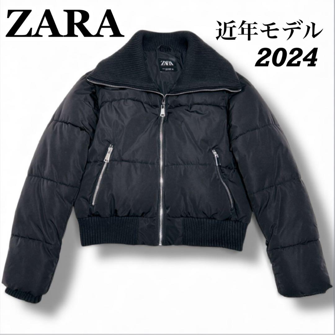 美品】ZARA ダウン リブ仕上げパデッドアノラックM - メルカリ