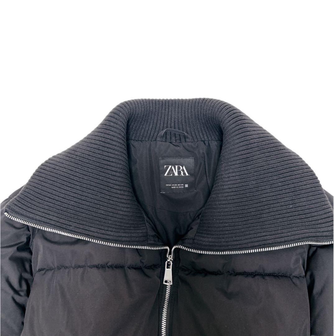 美品】ZARA ダウン リブ仕上げパデッドアノラックM - メルカリ