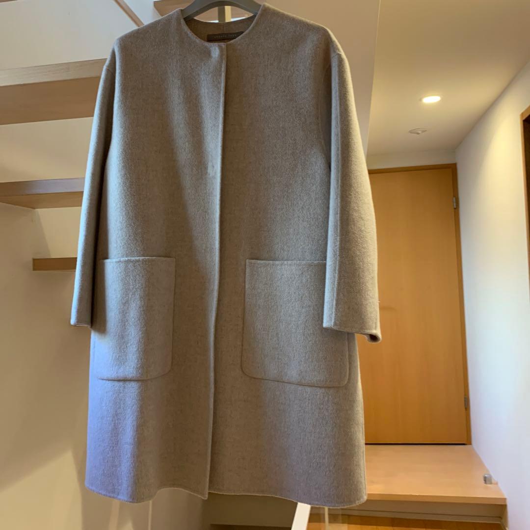 美品】セオリーリュクス のカシミア混コート マフラー付き - メルカリ