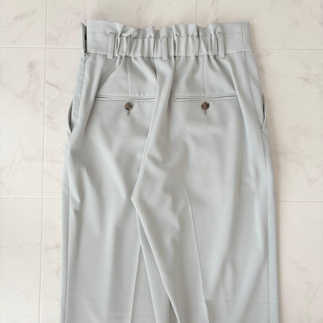 美品✨《グリーンレーベルリラクシング》サラフール ワイドパンツ セットアップ