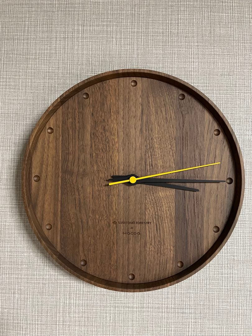 住友林業 Hacoa コラボ 木製壁時計 - メルカリ
