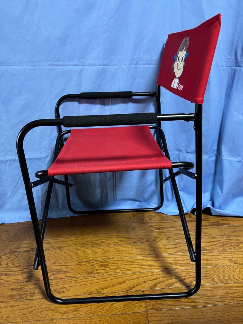 不二家　ペコちゃん　赤　景品 ディレクターチェア　非売品