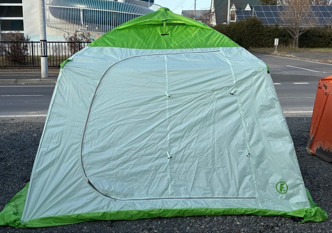 美品 フィッシュランド ワカサギ釣り用テント 6人用 ワカサギテント