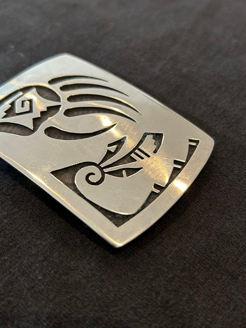 ホピ族 YOWYTFWA作 バックル