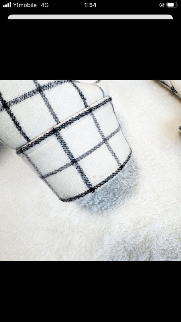 美品 ザ リラクス ハリントンジャケット バルカラー 格子柄 定価 75900