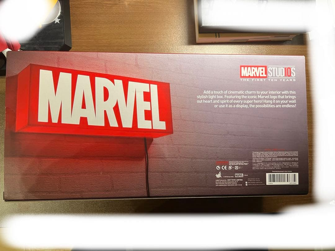 マーベル　marvel ロゴライトボックス