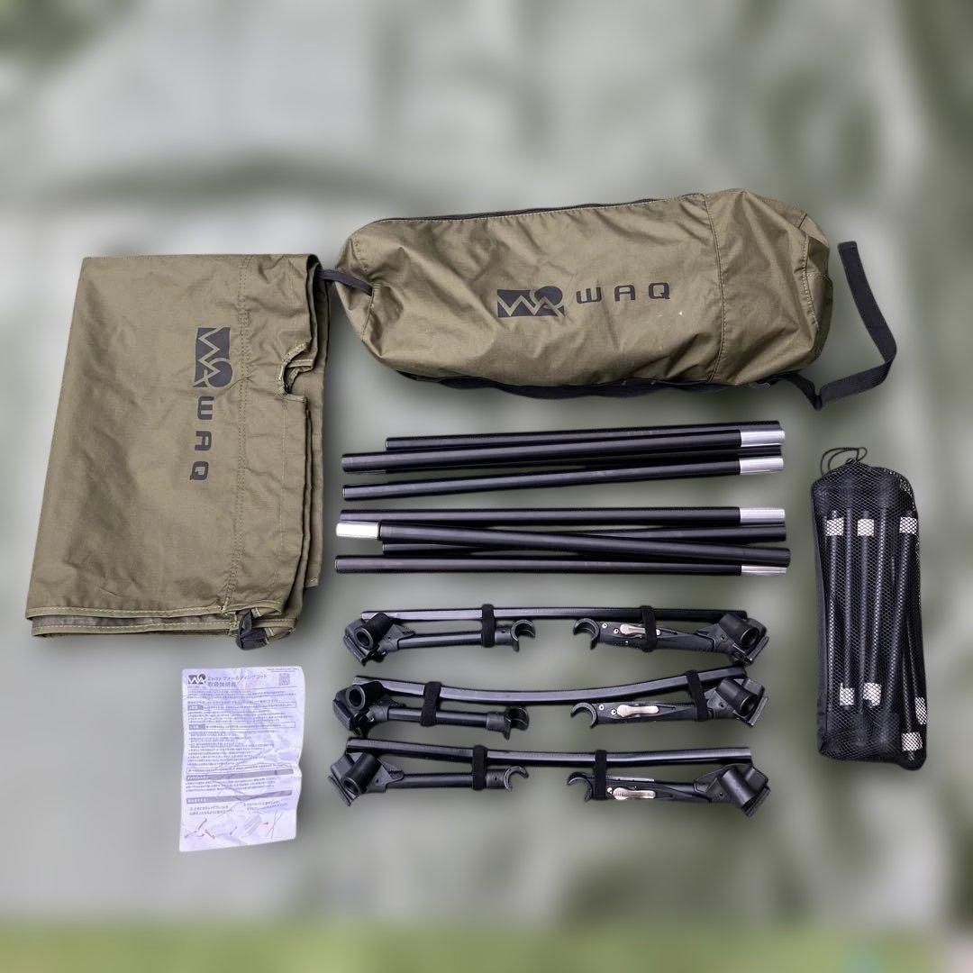 WAQ 2wayフォールディングコット　オリーブ WAQ （ ワック ） 2WAY フォールディングコット | コット ｜ ベッド