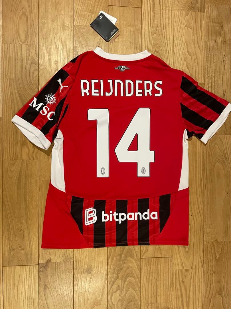 ACミラン24-25HOME ラインデルス背番号14 正規品 - メルカリ
