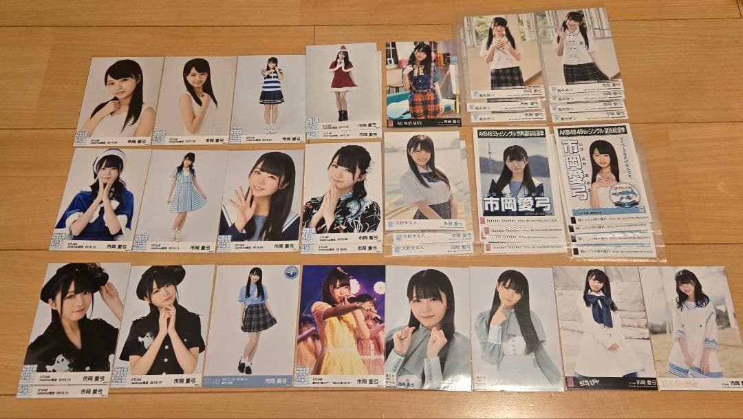 STU48 市岡愛弓 生写真セット まとめ売り 復刻盤 月別 会場限定等
