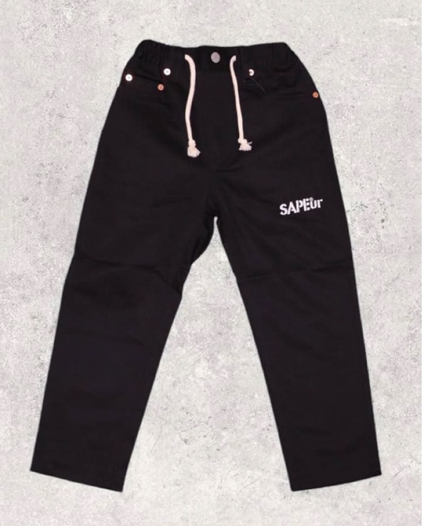 SAPEUR ブラック スケートパンツ - メルカリ