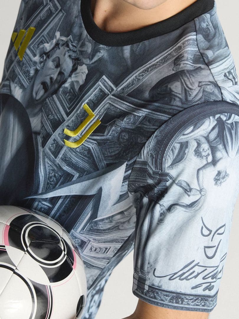 新品未使用タグ付き】ユベントス25-26プレマッチジャージー デルピエロ