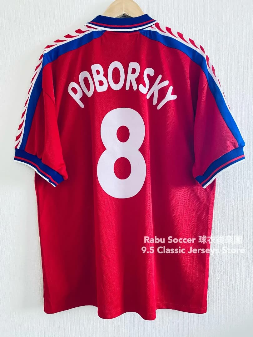 チェコ代表 1996 ホーム ユニフォーム #8 ポボルスキー - メルカリ