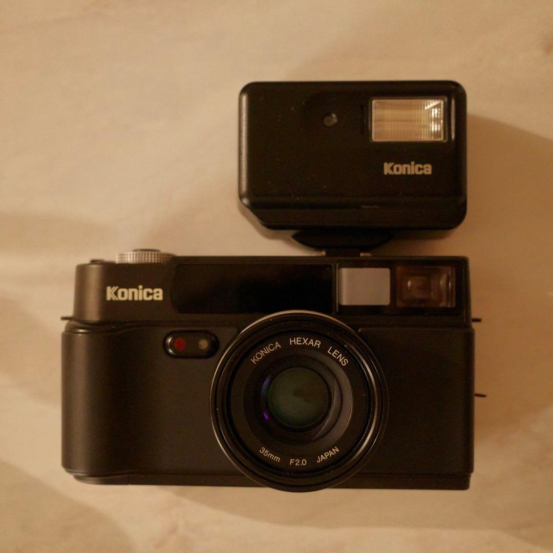 ジャンク品】KONICA HEXAR コンパクトフィルムカメラ