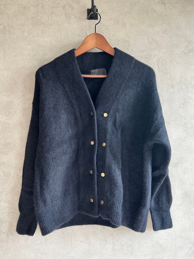 NOBLE YAK/ヤク ダブルボタンニットカーディガン - メルカリ