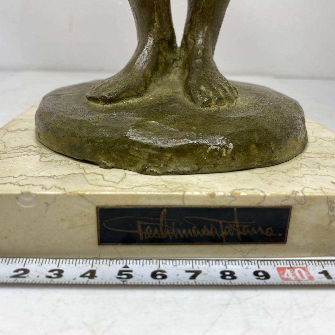 高野佳昌 ブロンズ 高さ約47.4㎝ トニエ 東さ7-0809☆2F - メルカリ