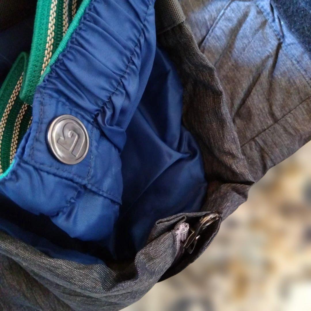 BURTON スノーボードパンツ グレー サスペンダー着脱式 日XS-S