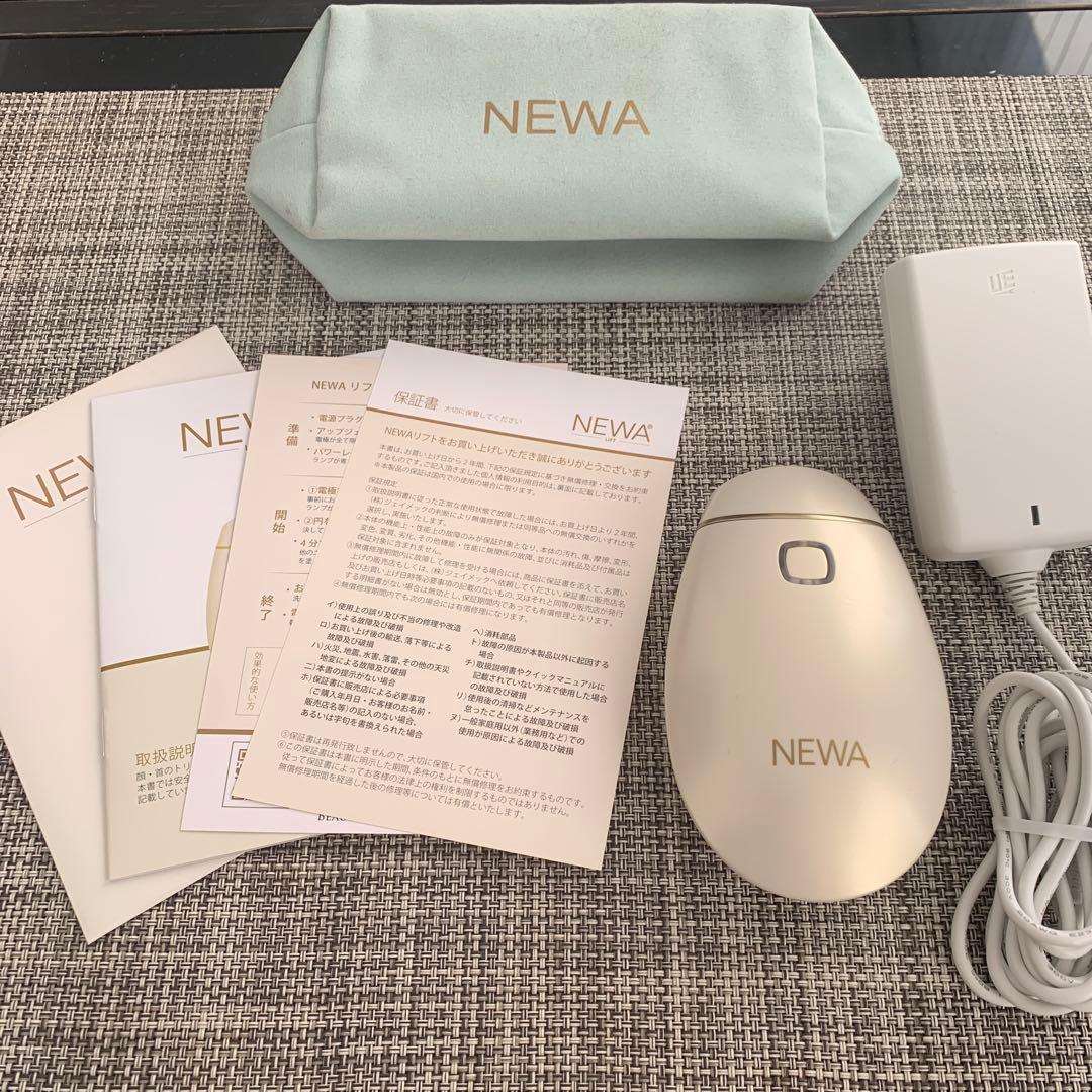 NEWAリフト シャンパンゴールド ニューワリフト 医療機器メーカーが提案する「サブマイクロ波RF美顔器」NEWAリフト
