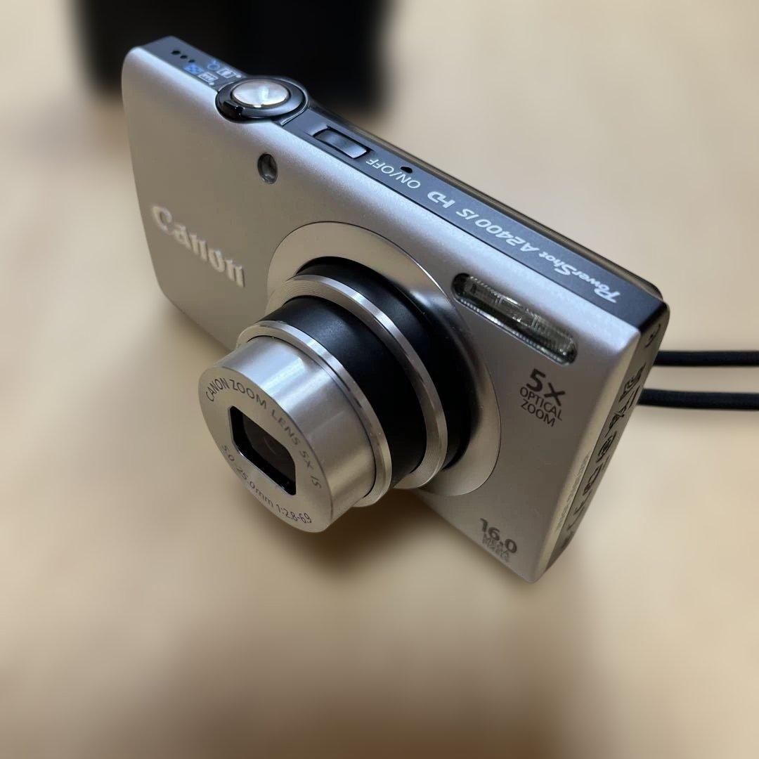 Canon PowerShot A2400IS デジタルカメラ シルバー