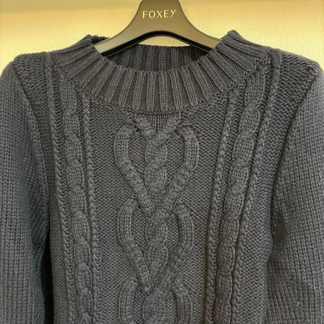 フォクシー ニットトップ サイズ40 アモーレ バレンタイン