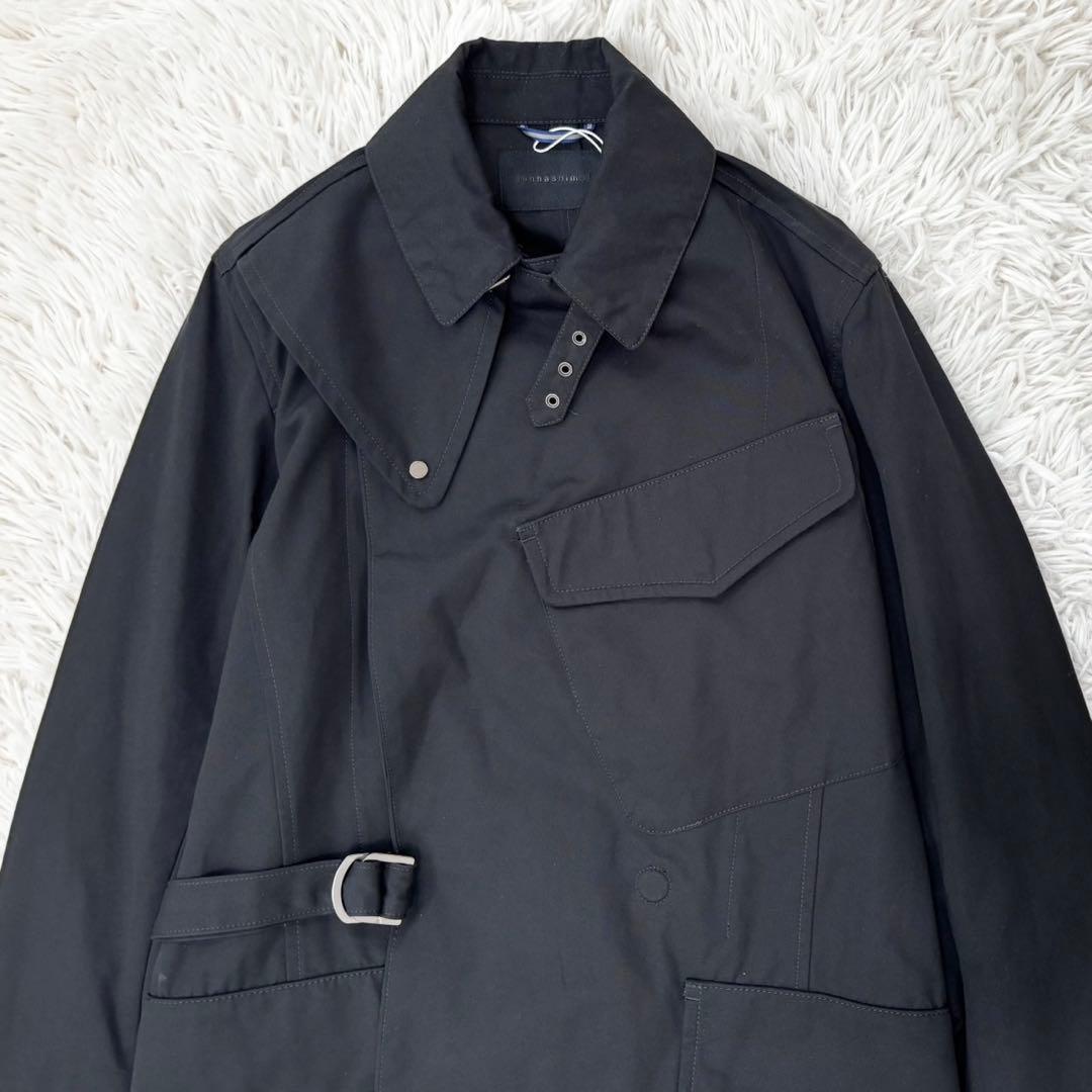 新品未使用 junhashimoto マグボタン タイロッケンコート 黒 2 - メルカリ