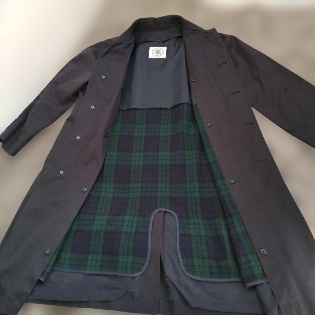 J.PRESS】ジェイプレス ステンカラーコート ライナー付 ネイビー