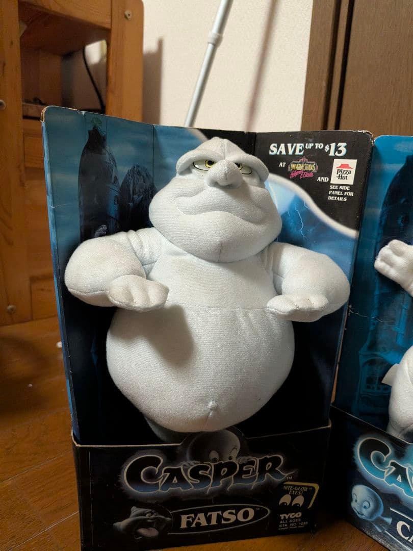 キャスパー アクションフィギュア 4体セットビンテージ。