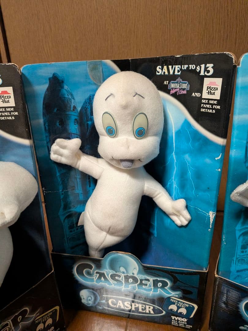 キャスパー アクションフィギュア 4体セットビンテージ。