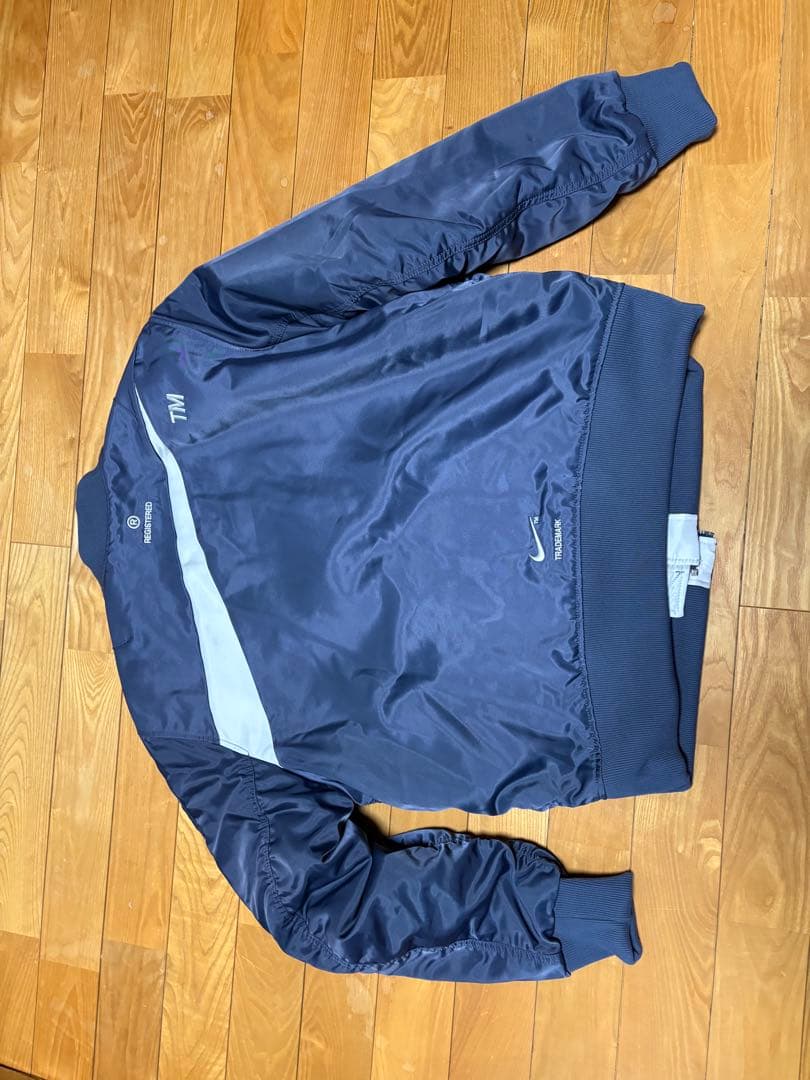 Nike Swoosh ジャケット XXLナイキビッグロゴMA-1リバーシブル