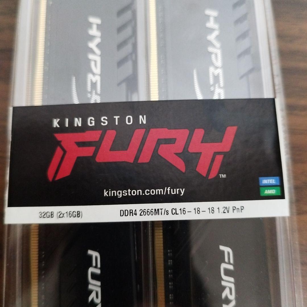 KINGSTON FURY 32GB(16GB×2) DDR4 2666MT/s 安い 通販