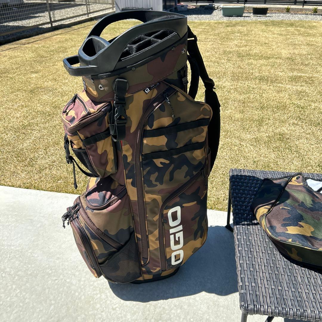 オジオスタンド式キャディバッグ 迷彩柄