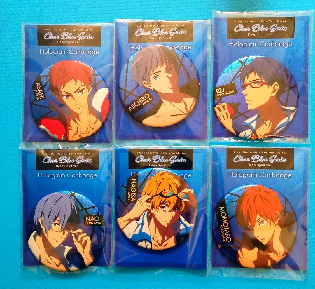 Free Deep Spirit 缶バッジ ホログラム セット