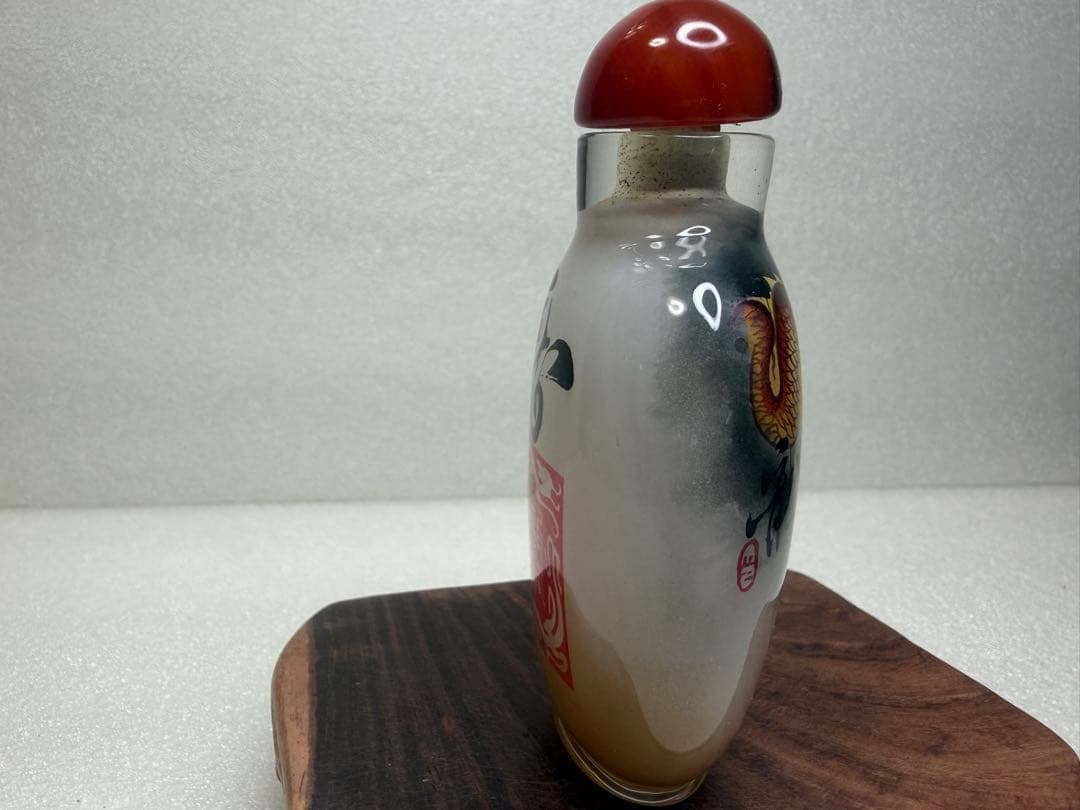 內繪鼻煙壺「龍」中国美術品 贈り物 プレゼント 人気 置物 御守り