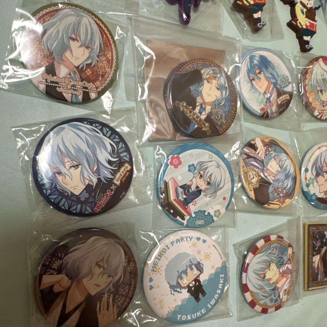 明治東亰恋伽 めいこい 岩崎 桃介 缶バッジ アクリルキーホルダー