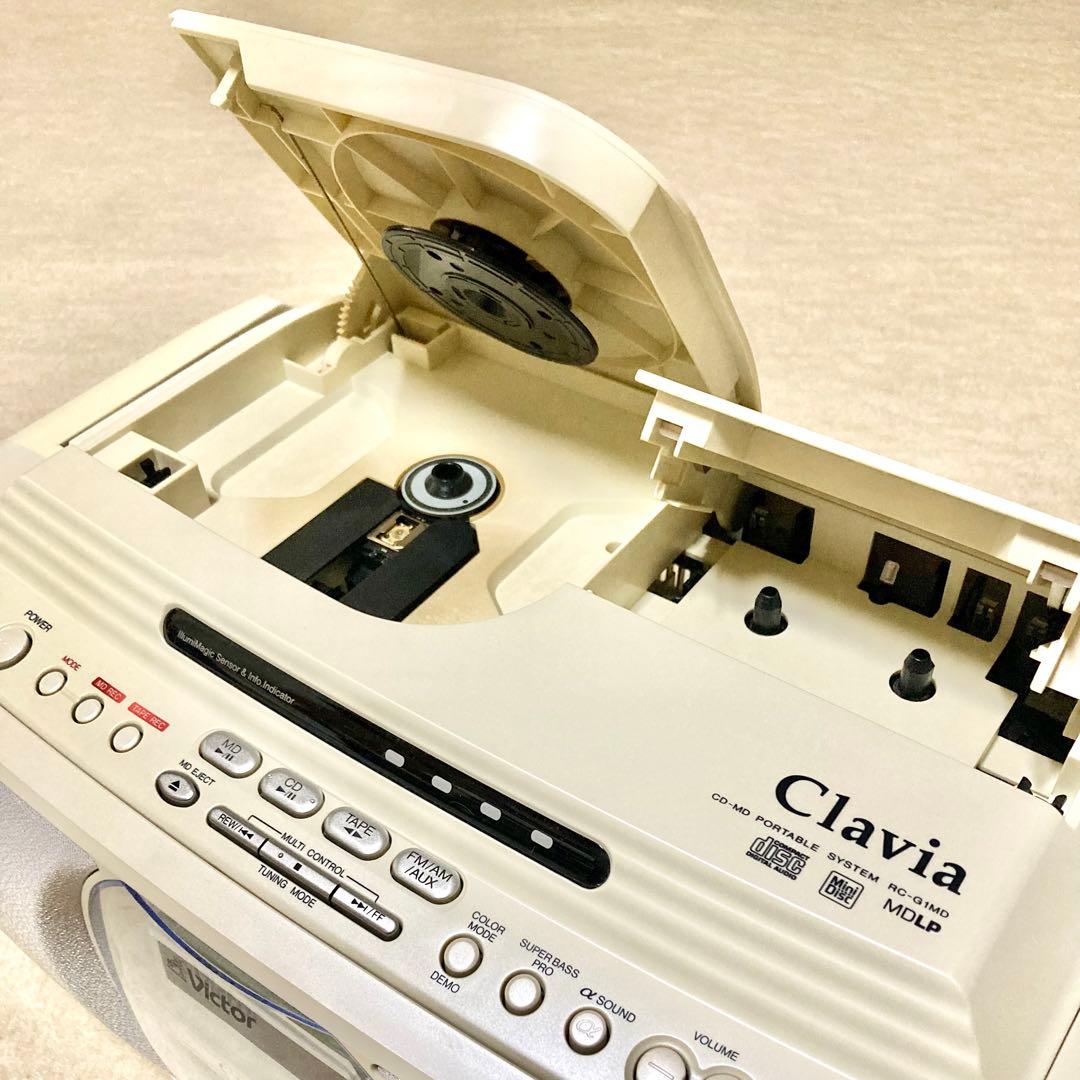 Victorビクター CD/MDラジカセ Claviaクラビア RC-G1MD - メルカリ