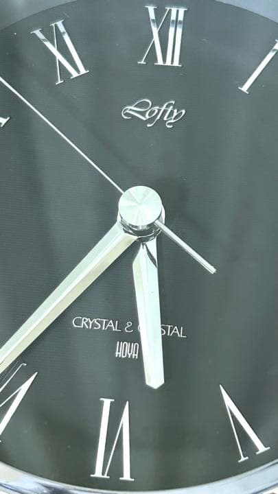 HOYA ホヤ 特大クリスタル 置き時計 クリスタルガラス 重さ6.7キロ