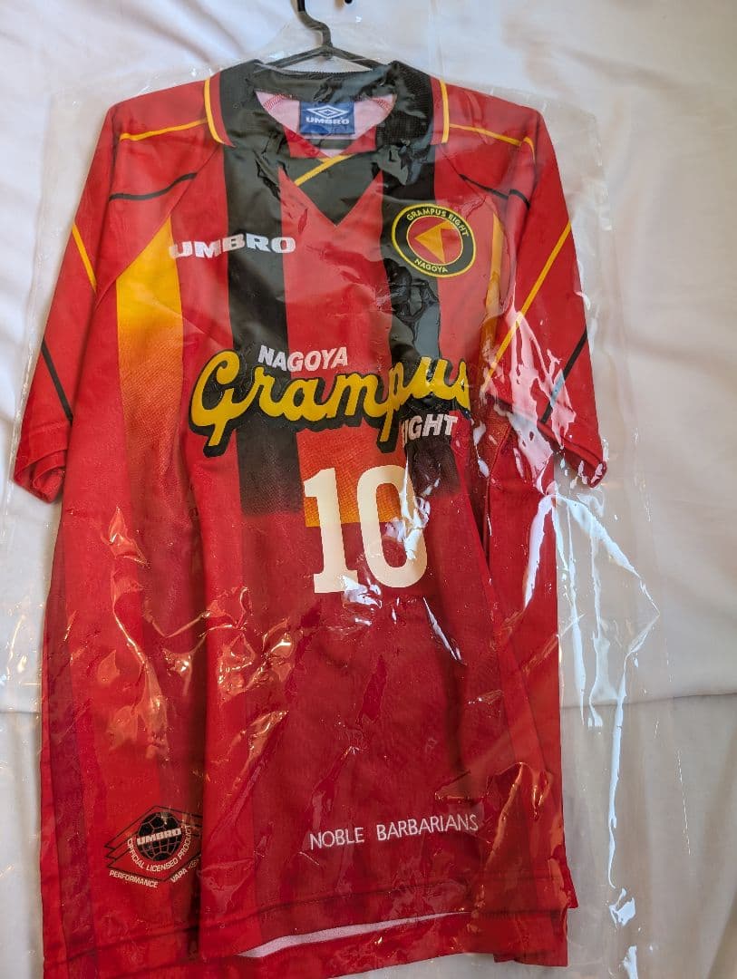 【美品・希少アンブロ製】ストイコビッチ/名古屋グランパス/H/97年モデル