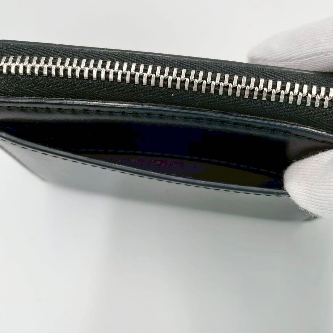 美品 ソメスサドル コードバン コンパクトウォレット L字ファスナー