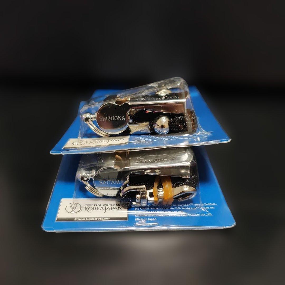 レア品 野田鶴声社 サッカーワールドカップ2002 メモリアルホイッスル