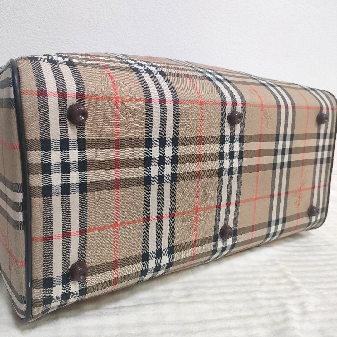 Burberrys バーバリー ノバチェック ボストン ラージ ヴィンテージ