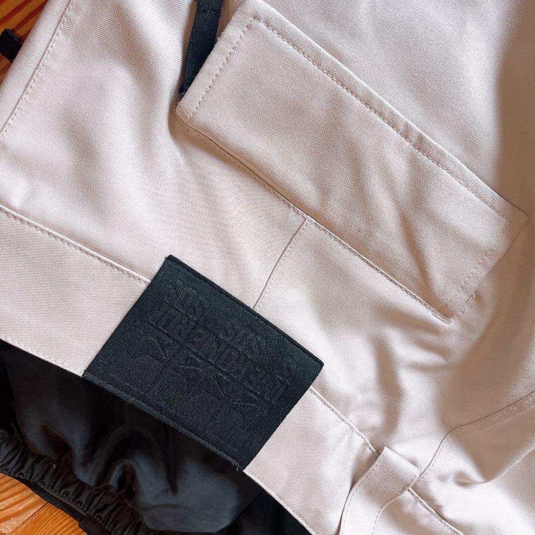 ROME SDS ローム スノーボードウエア ワイドバギーパンツ アイボリーS