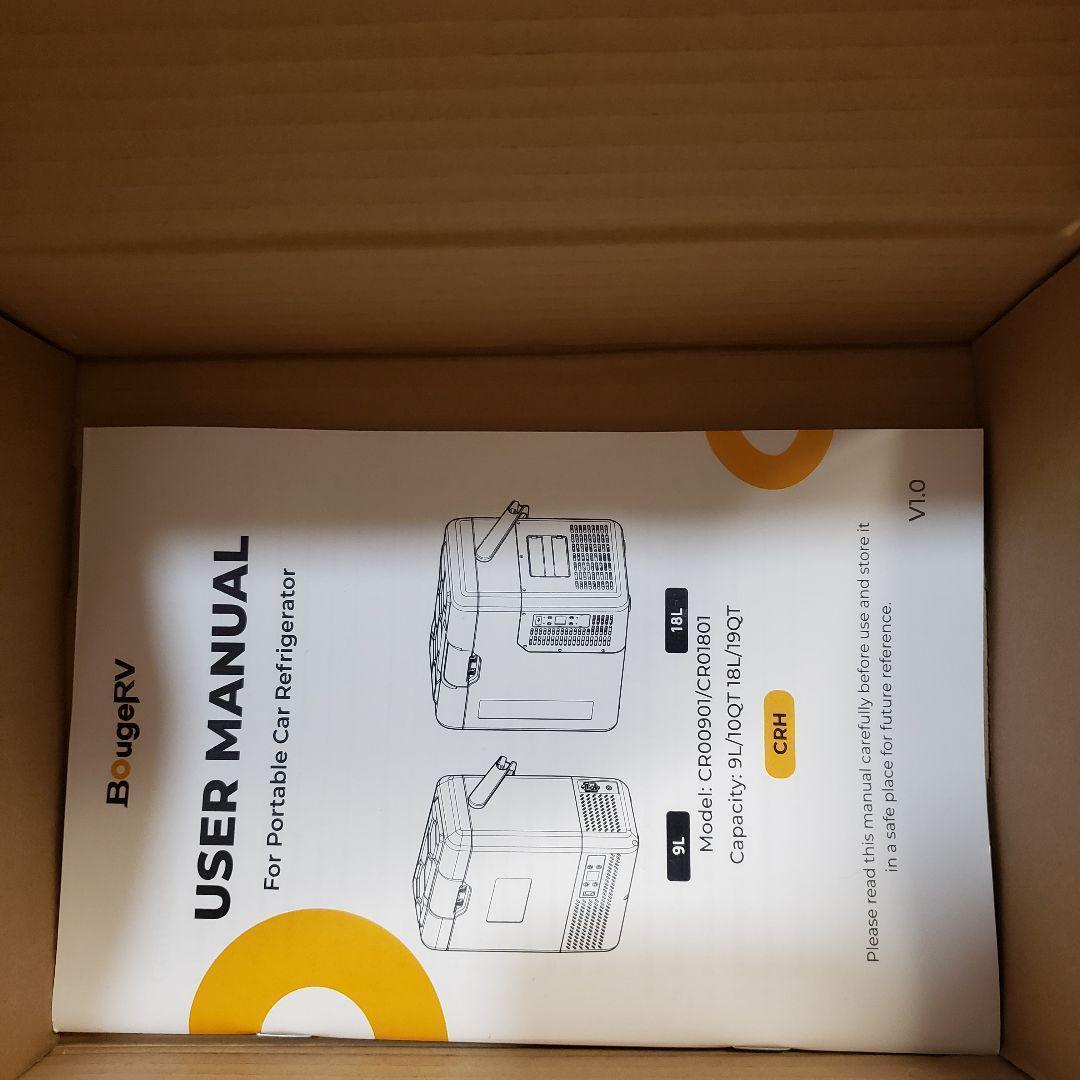 新品未使用✨BougeRV ポータブル冷蔵庫 小型 9L -20℃～20℃ 黒