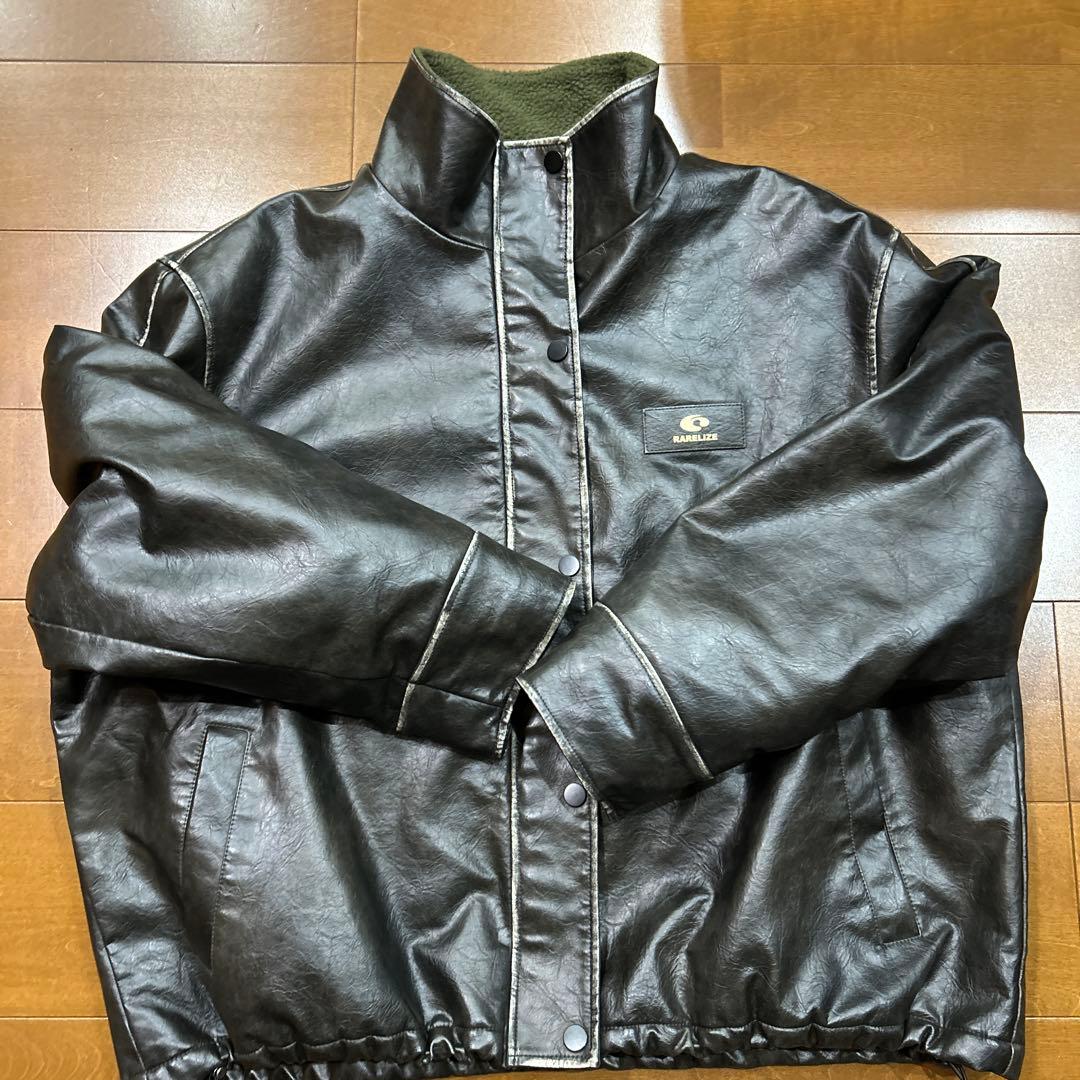 地底人オンライン リバーシブルPUレザージャケット 値下げ可能です