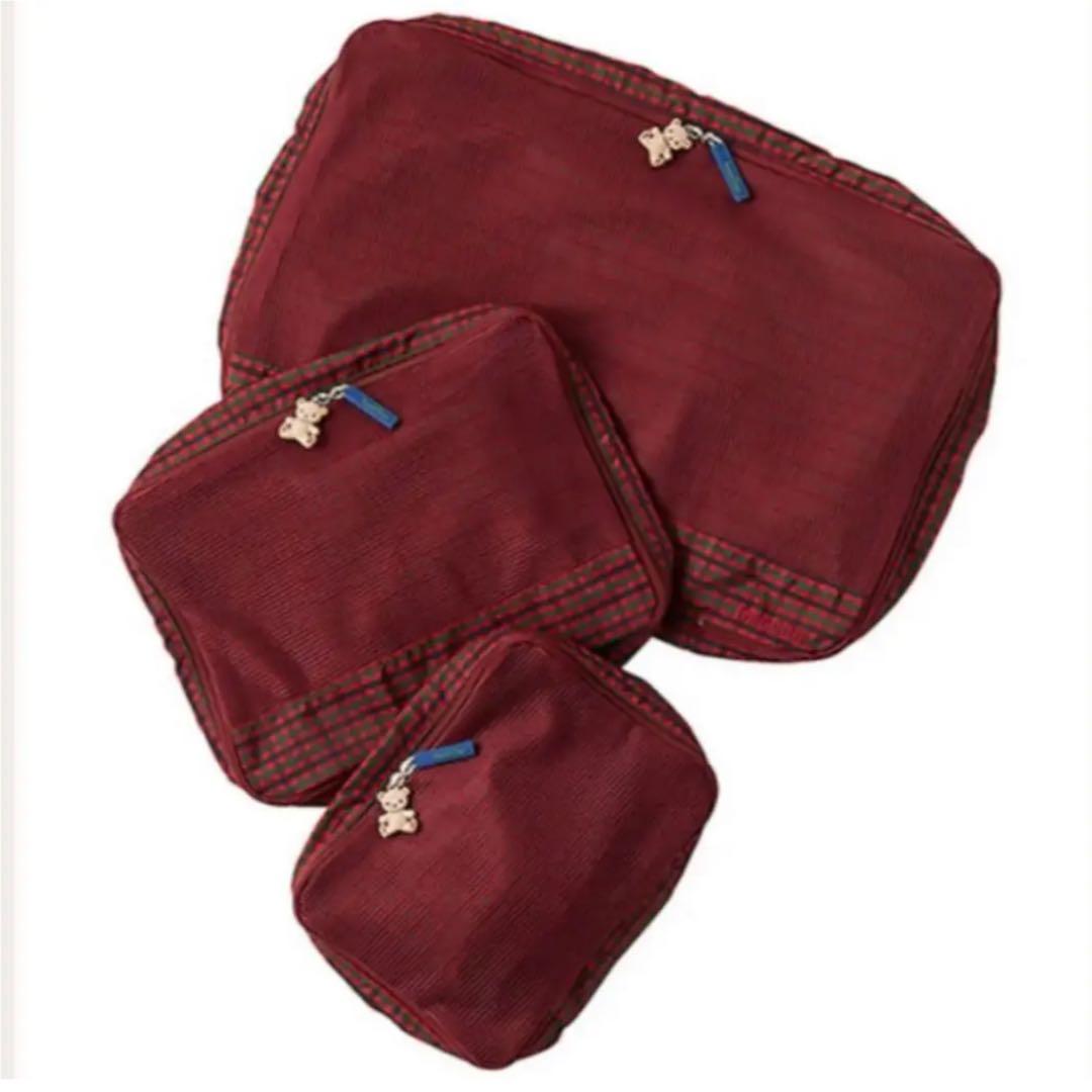 新品 ファミリア familiar トラベルポーチ 3個セット - メルカリ