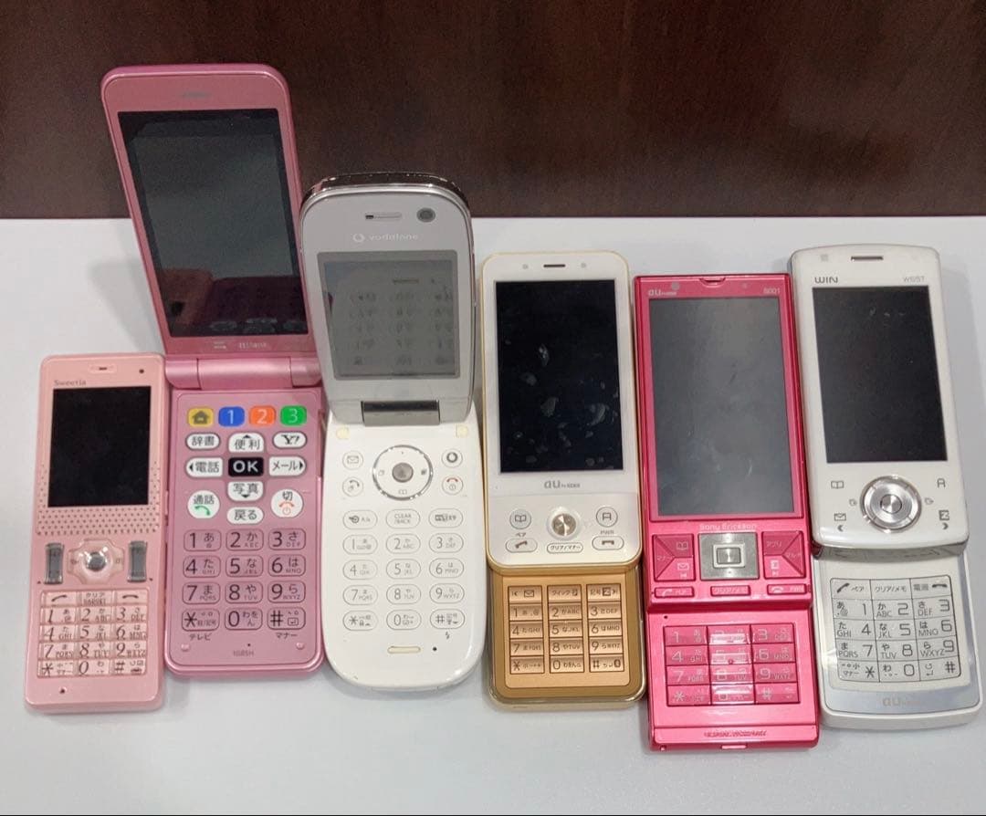 ガラケー スマホ 携帯電話 ジャンク au 折りたたみ まとめ - メルカリ