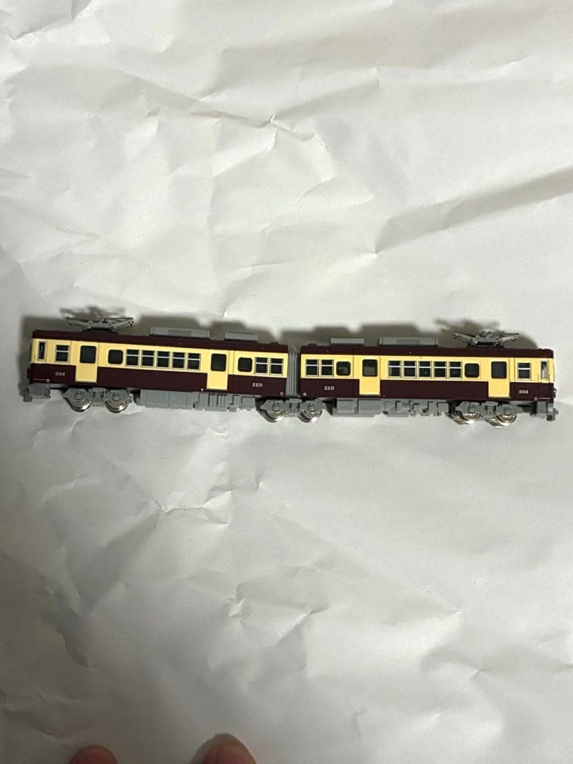 江ノ島電鉄300形「304F」チョコ電塗装(M車)モデモNT144動力動作確認済